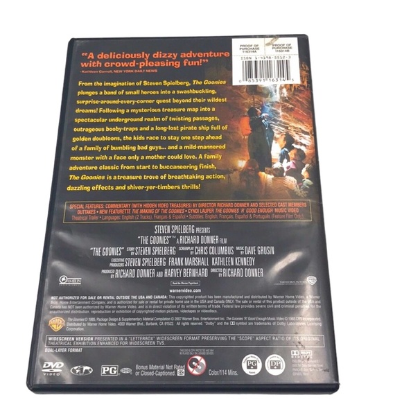 The Goonies 📀 DVD - Picture 3 of 3